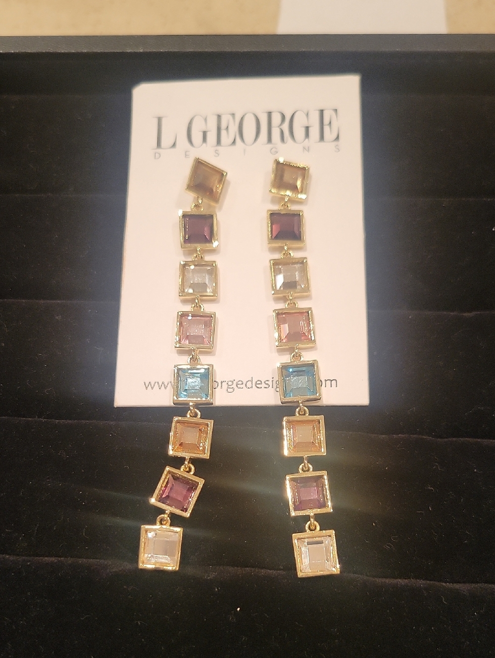 Brand New Hanging Earrings 3 1\4 Inches Long